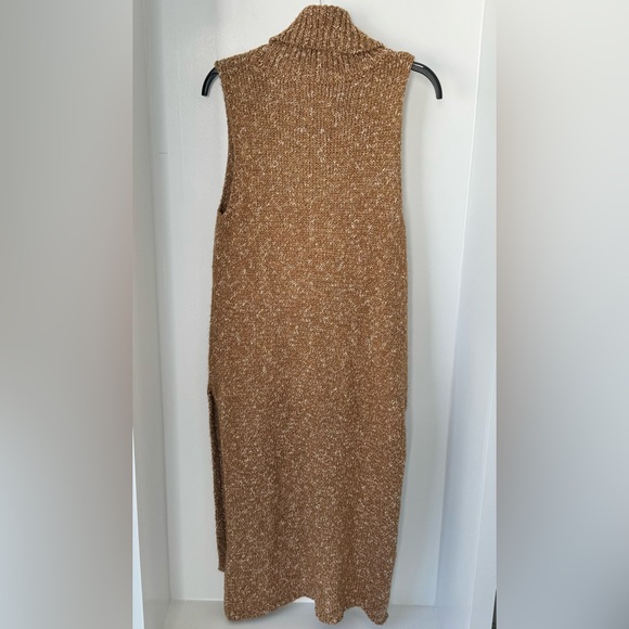 Anthropologie Women’s Flowy Maxi Knit Tunic Sweater Sleeveless Size Small - Picture 5 of 6